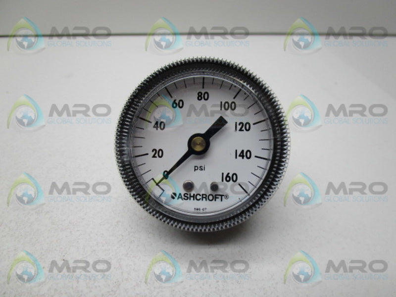 ASHCROFT 20W1001TH02BXUC160# PRESSURE GAUGE 0-160PSI  NSMP