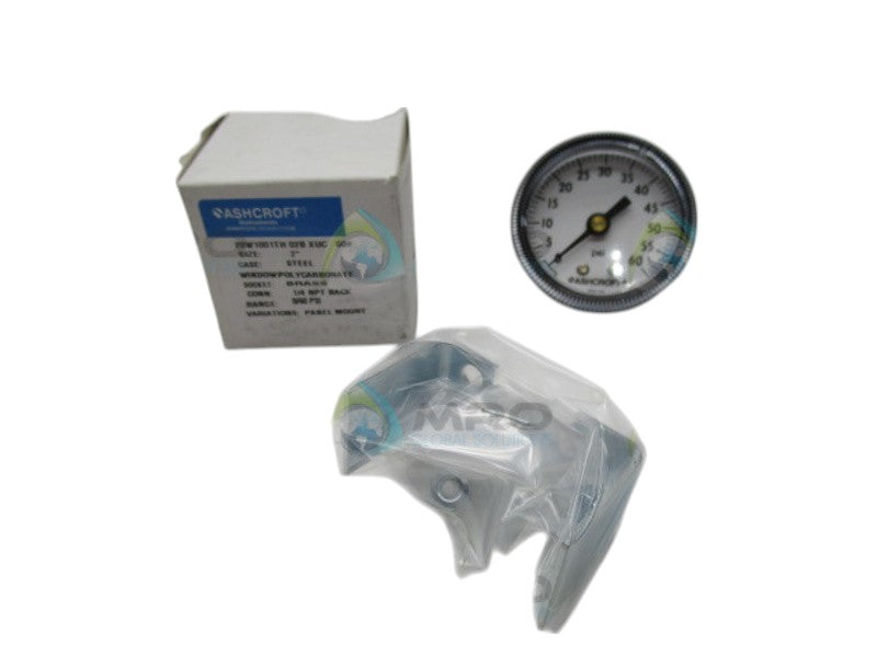 ASHCROFT 20W1001TH02BXUC60# 0-60PSI PRESSURE GAUGE  NSMP