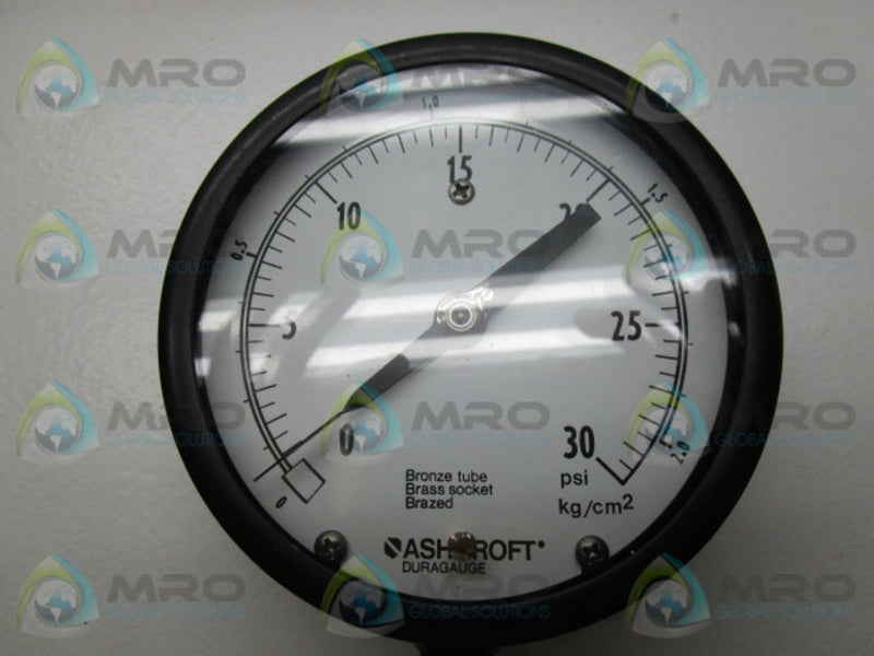 ASHCROFT Q-8451 0-30PSI PRESSURE GAUGE 0-30PSI  UNMP
