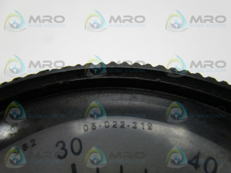 CONTINENTAL PRECISION INSTRUMENTS 05-022-319 PRESSURE GAUGE  UNMP