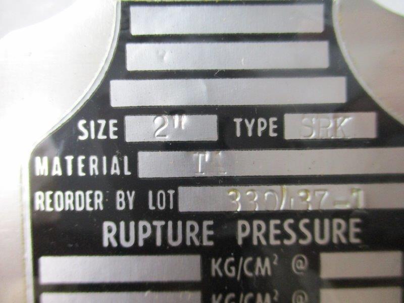 BS & B SAFETY SYSTEMS TYPE SRK  NSNP