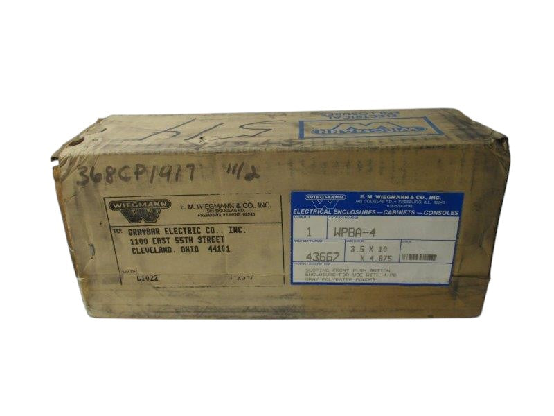 WIEGMANN WPBA-4 NSFS