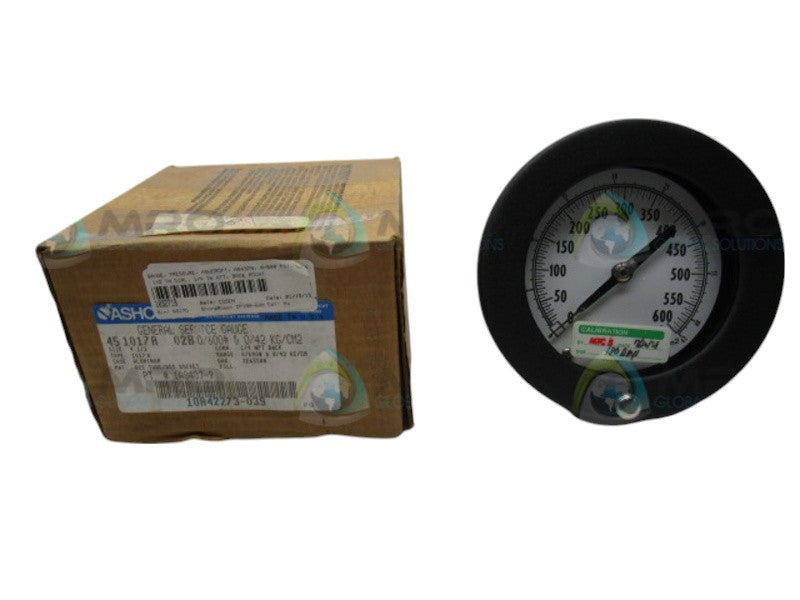 ASHCROFT 451017A02B0600# 0-600PSI PRESSURE GAUGE  NSMP