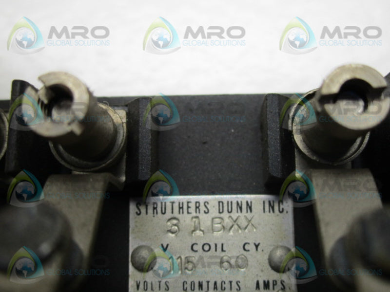 STRUTHERS-DUNN 31BXX CONTROL RELAY  UNMP