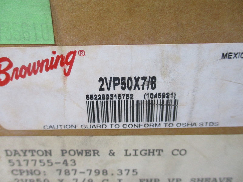 BROWNING 2VP50X7/8 NSFS