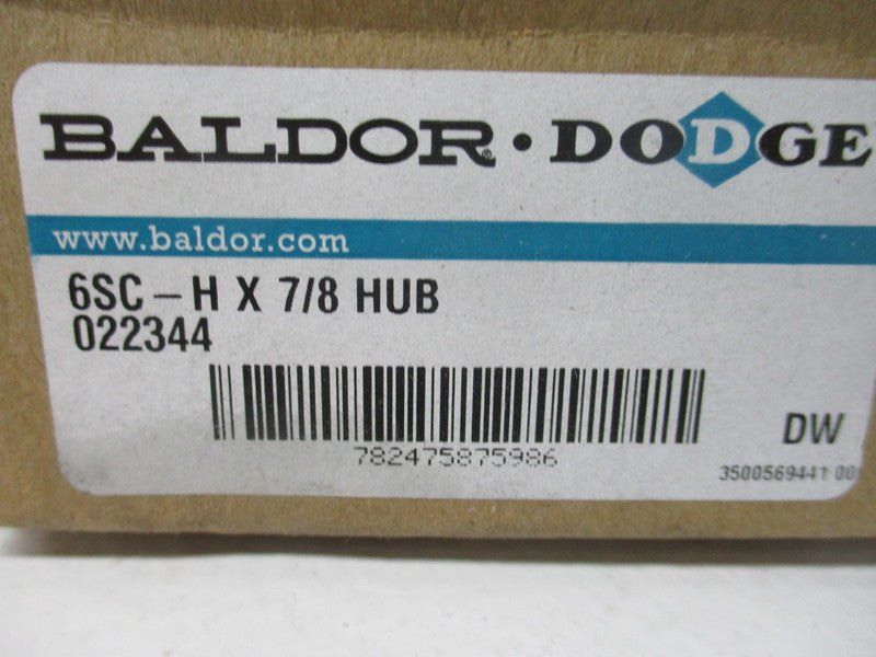 BALDOR DODGE 022344 6SC-HX7/8 NSFS