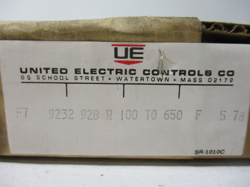 UNITED ELECTRIC F7-92B NSFS