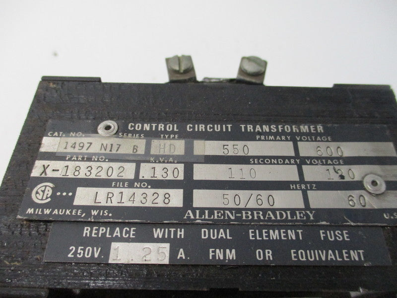 ALLEN BRADLEY 1497-N17 SER B  UNMP