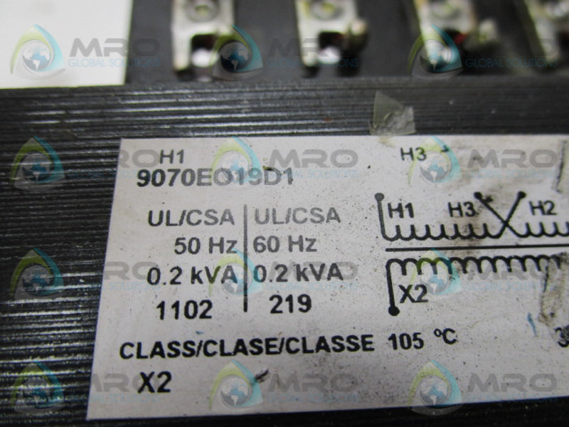 SQUARE D 9070E019D1 (AS PICTURED)  UNMP