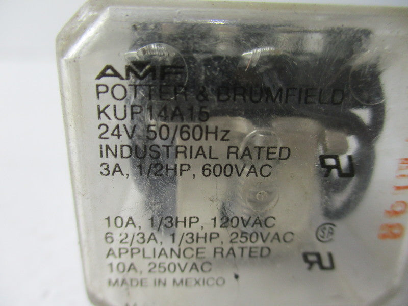 POTTER & BRUMFIELD KUP14A15 24VDC  UNMP