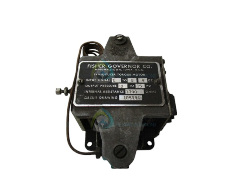 FISCHER GOVENOR 1P5984 TRANSDUCER TORQUE MOTOR  UNMP