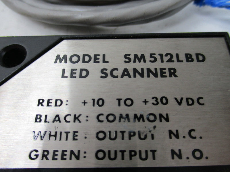 BANNER ENGINEERING SM512LBD 10-30VDC UNMP