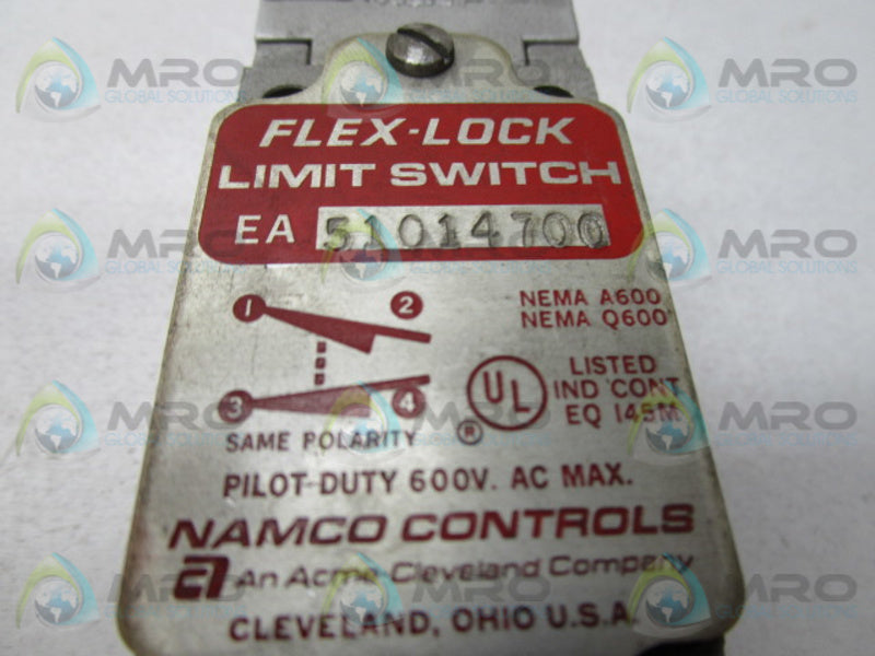 NAMCO EA51014700 FLEXK LOCK LIMIT SWITCH  UNMP