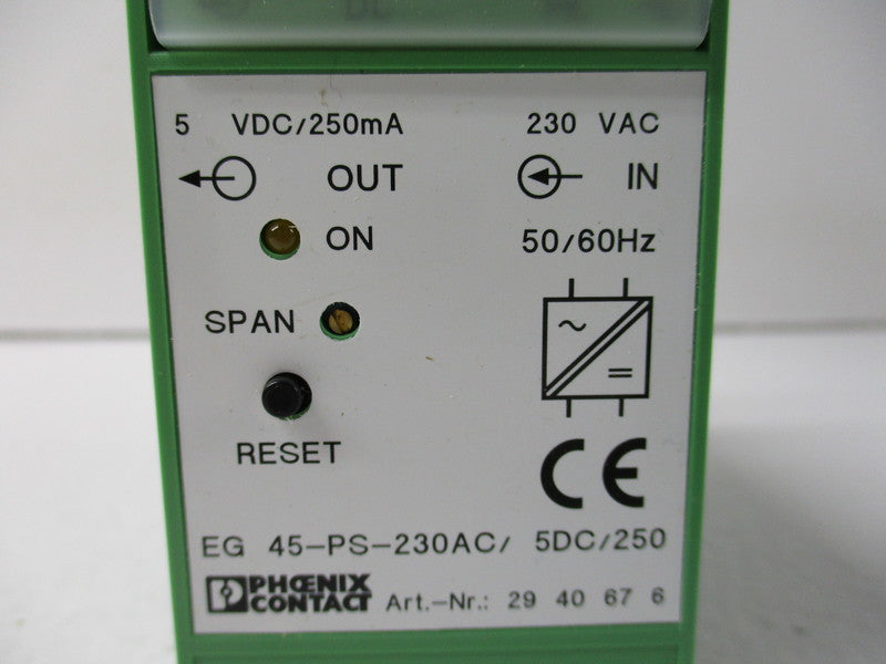 PHOENIX CONTACT EG45-PS-230AC/5DC/250  NSNP