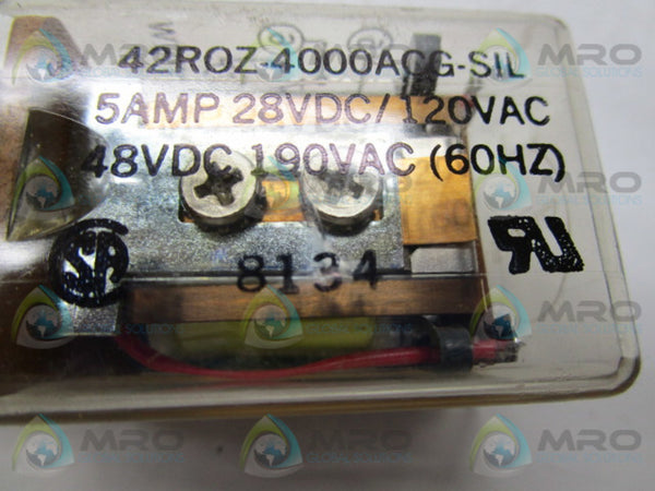 SIGMA 42R0Z-4000ACG-STL RELAY 28VDC  UNMP