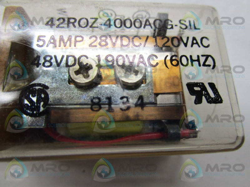SIGMA 42R0Z-4000ACG-STL RELAY 28VDC  UNMP