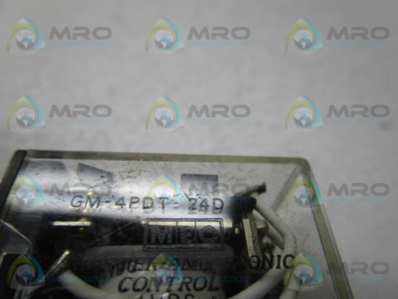 MASTER ELECTRONIC CONTROL GM-4PDT-24D RELAY COIL  UNMP