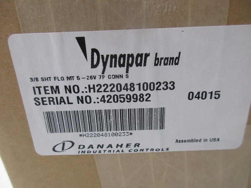 DYNAPAR H222048100233 NSFS