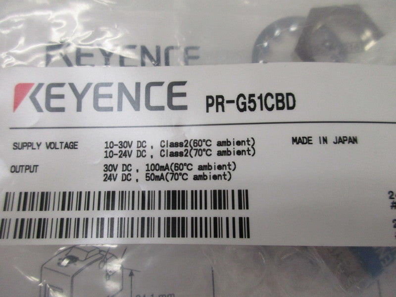 KEYENCE PR-G51CBD 10-30VDC NSMP