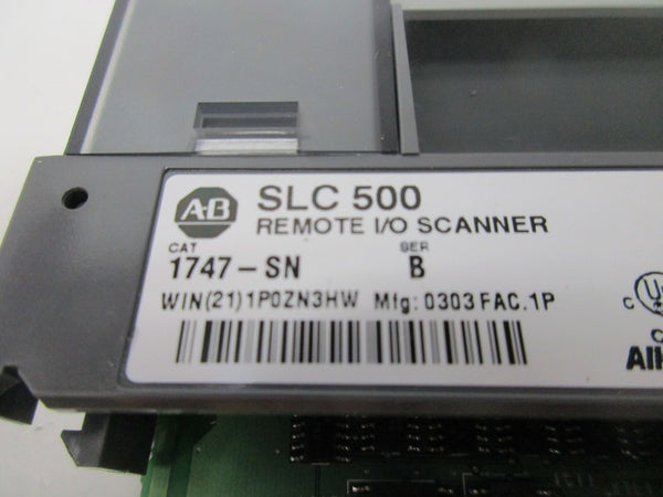 ALLEN BRADLEY 1747-SN SER. B 5VDC F/W 1.0B NSNP