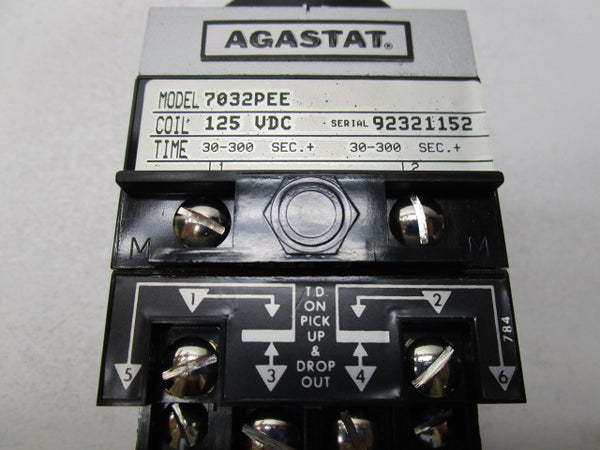 AGASTAT 7032PEE  TIMING RELAY 125VDC  NSMP