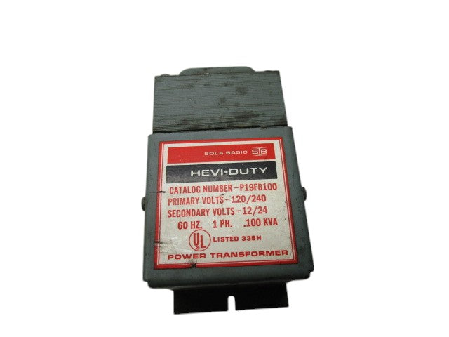 SOLA BASIC P19FB100 POWER TRANSFORMER  UNMP