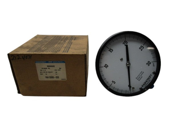 ASHCROFT 452462AS02L30# DURA GAUGE 0-30PSI  NSMP