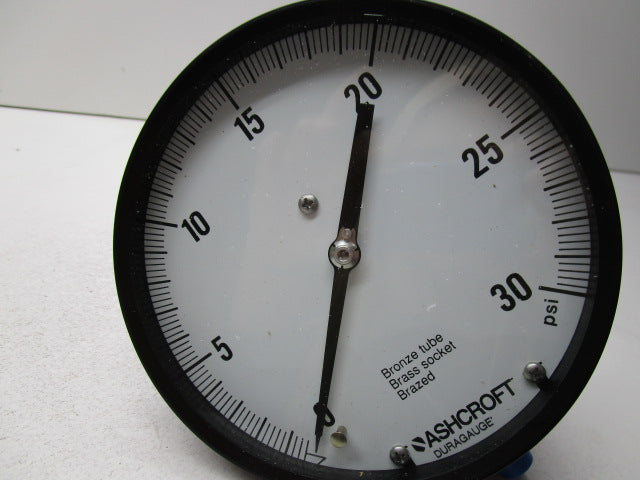 ASHCROFT 452462AS02L30# DURA GAUGE 0-30PSI  NSMP