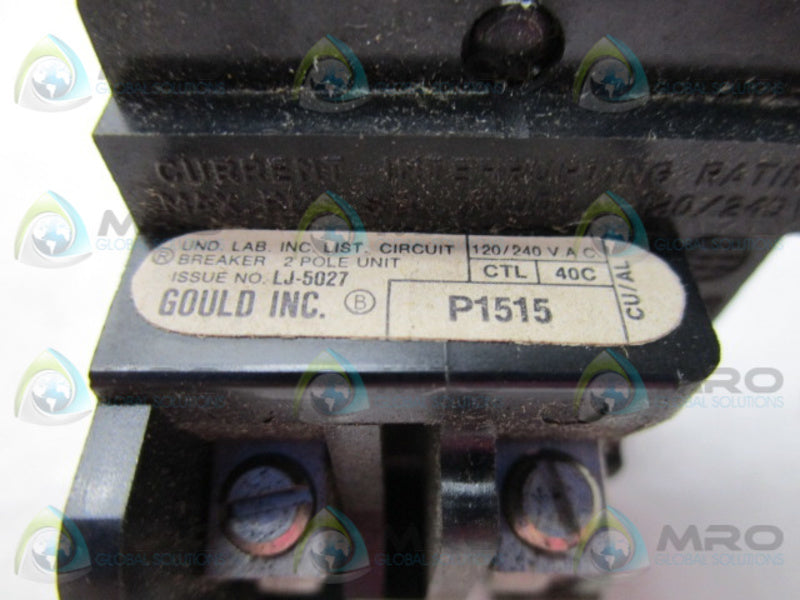 GOULD P1515 CIRCUIT BREAKER  UNMP