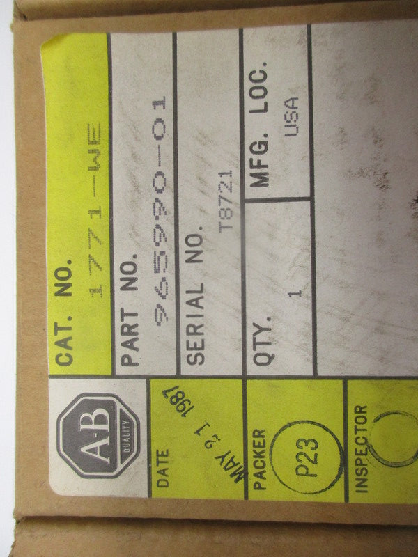ALLEN BRADLEY 1771-WE WIRING ARM THERMO MODULE NSMP