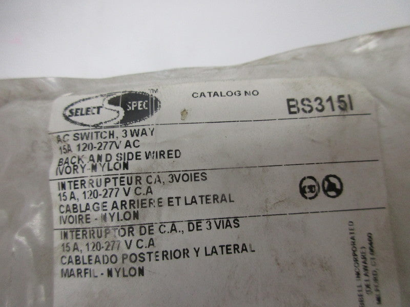 SELECT SPEC BS315I NSMP