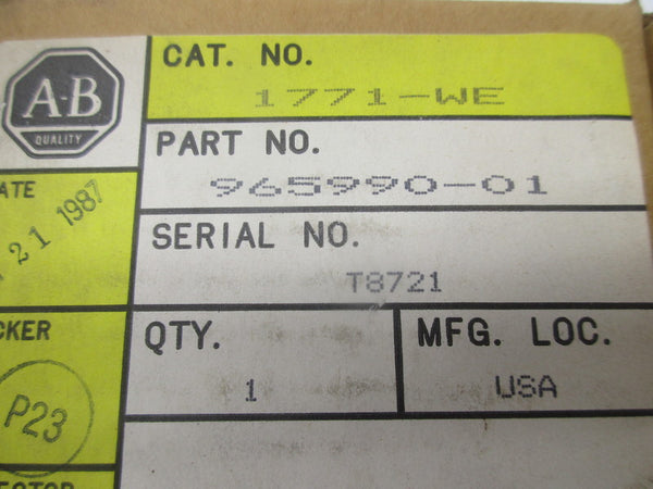 ALLEN BRADLEY 1771-WE WIRING ARM NSMP