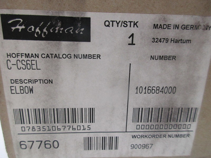 HOFFMAN C-CS6EL NSFS