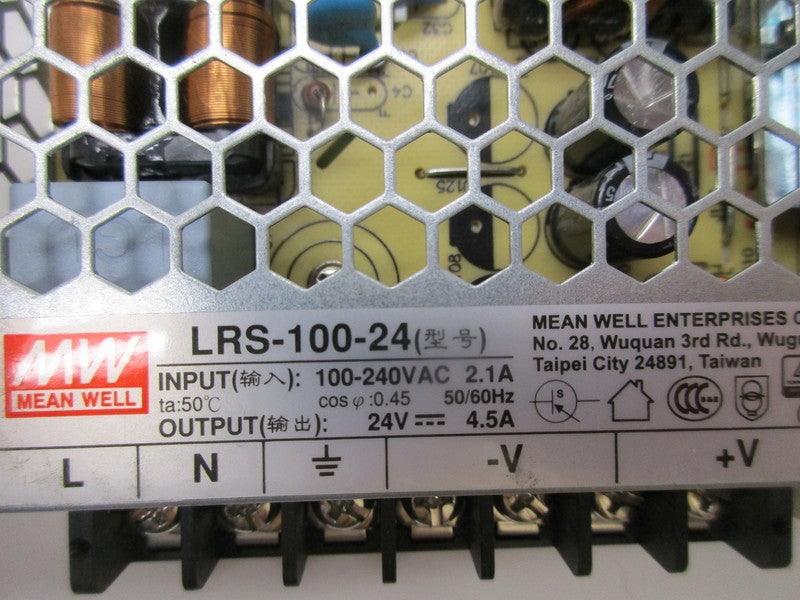 MEAN WELL LRS-100-24 100-240V 2.1A NSMP
