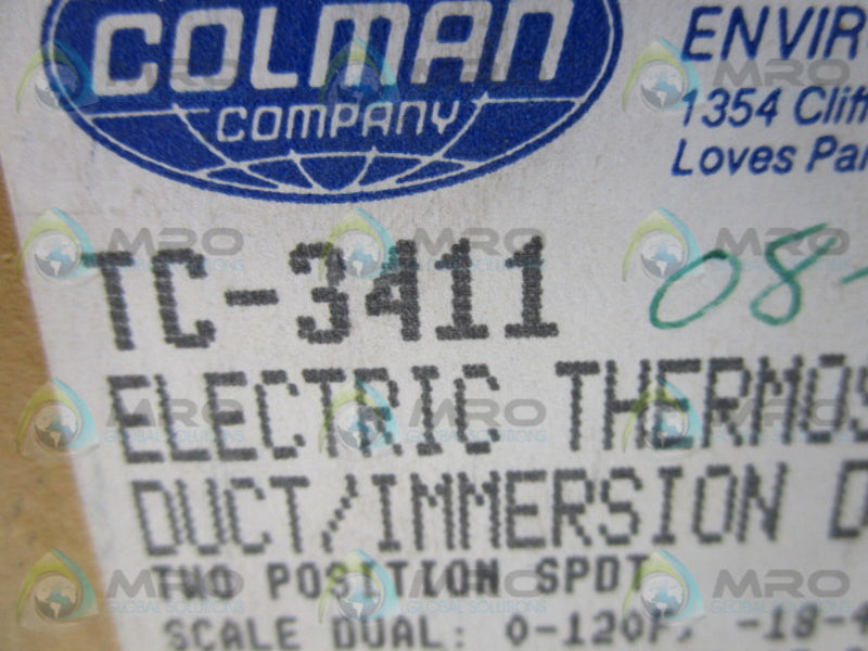BARBER COLEMAN TC-3411 ELECTRIC THERMOSTAT  NSMP