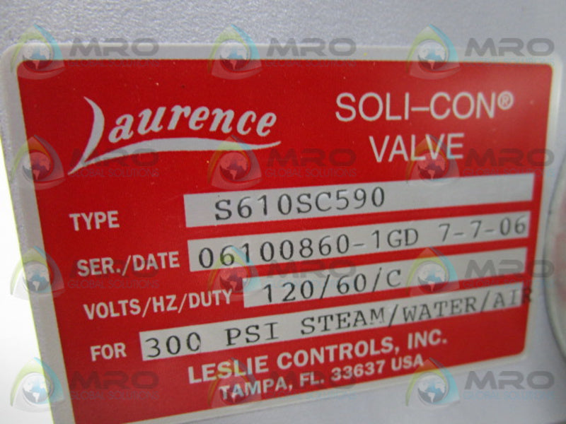 LESLIE CONTROLS S610SC590  NSNP