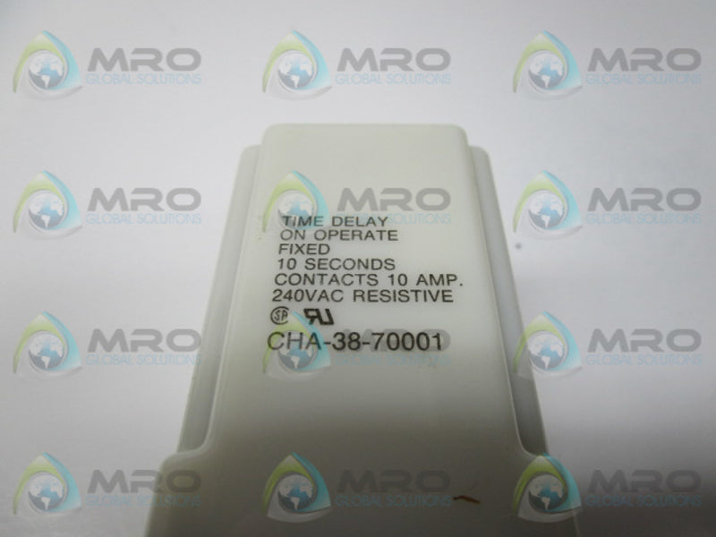 POTTER & BRUMFIELD CHA-38-70001 RELAY 10 SEC. 240VAC  NSMP