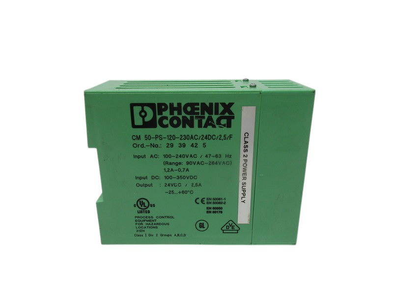 PHOENIX CONTACT CM50-PS-120-230AC/24DC/2,5/F  NSNP