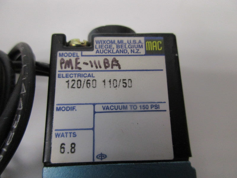 MAC VALVE PME-111BA *USED*