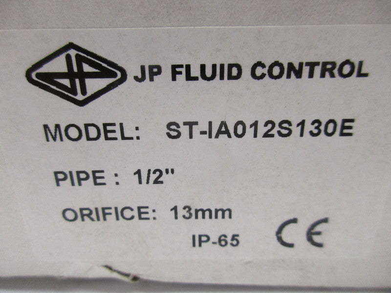 JP FLUID CONTROL ST-IA012S130E NSMP