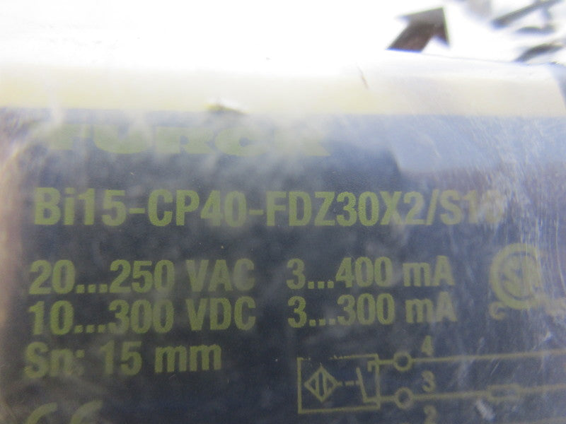 TURCK COMBI-PROX Bi15-CP40-FDZ30X2/S10 PROXIMITY SENSOR *NEW IN FACTORY BAG*