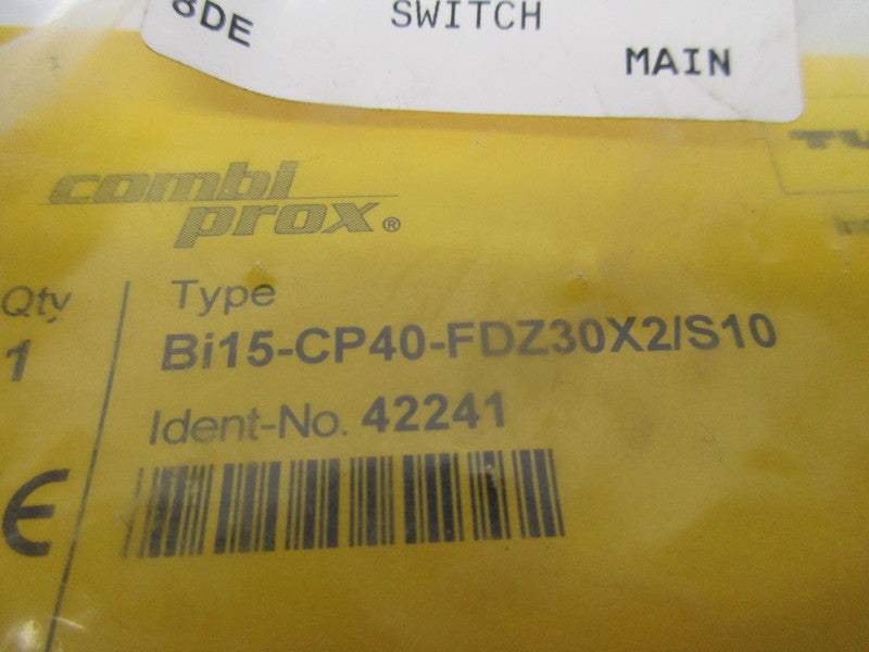 TURCK COMBI-PROX Bi15-CP40-FDZ30X2/S10 PROXIMITY SENSOR *NEW IN FACTORY BAG*