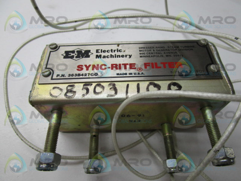 ELECTRIC MACHINERY 363B427G03  UNMP