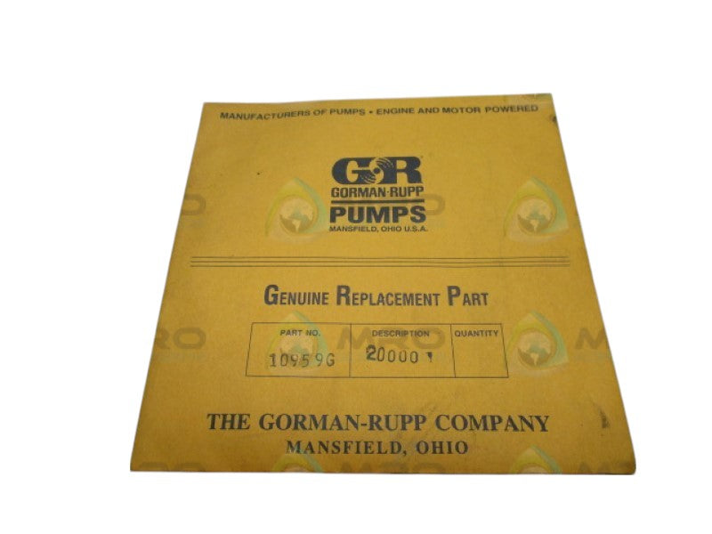 GORMAN RUPP 10959G GASKET  NSFS
