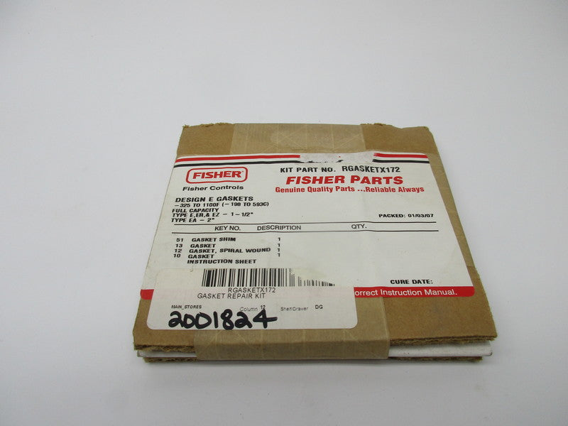 FISHER RGASKETX172 NSFS
