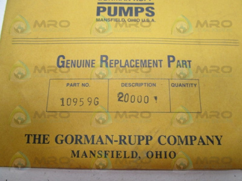 GORMAN RUPP 10959G GASKET  NSFS