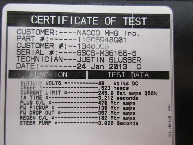 GENERAL ELECTRIC 116C6948G01 NSNP