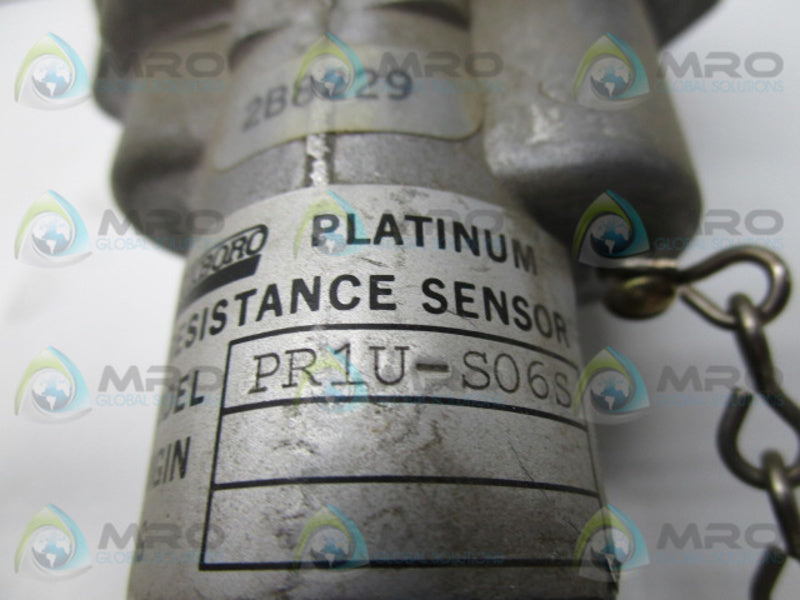 FOXBORO PR1U-S06S PLATINUM RESISTANCE SENSOR (AS PICTURED)  NSNP