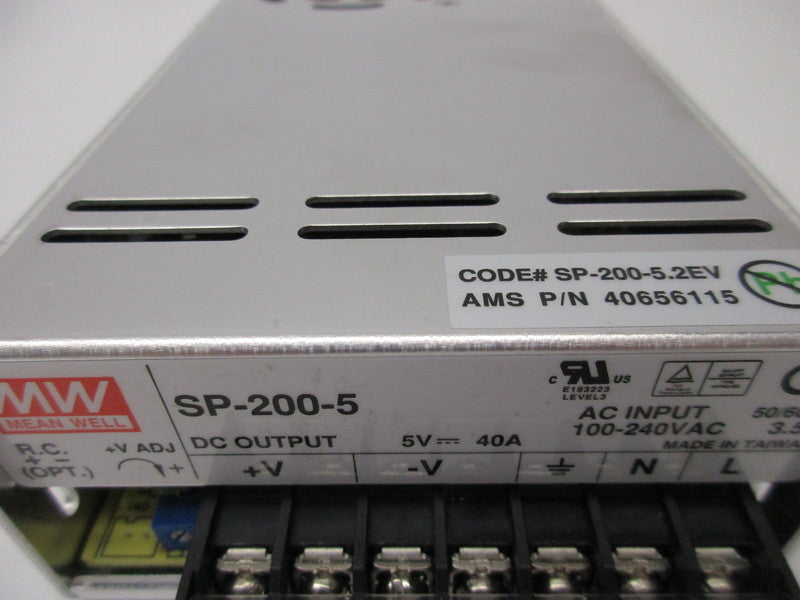 MEAN WELL SP-200-5 100-240VAC 3.5A NSNP