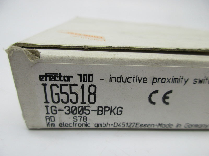 IFM ELECTRONIC IG5518 IG-3005-BPKG NSMP
